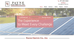 Desktop Screenshot of payne-electric.com
