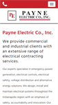 Mobile Screenshot of payne-electric.com